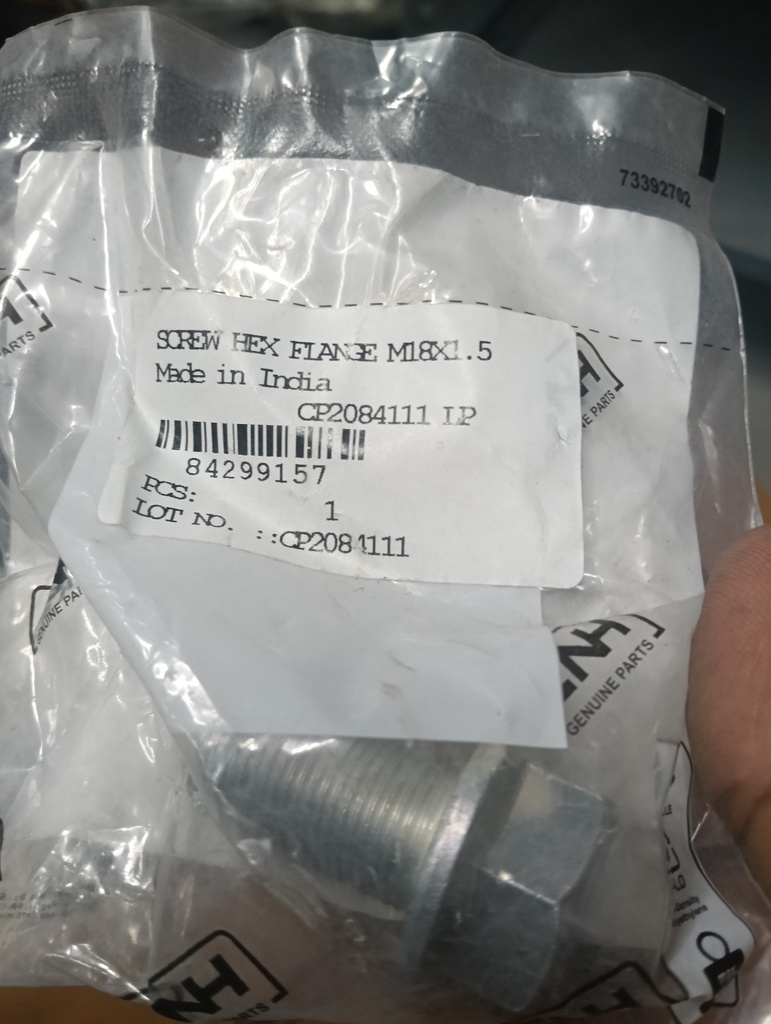 84299157-SCREW HEX FLANGE M18X1.5