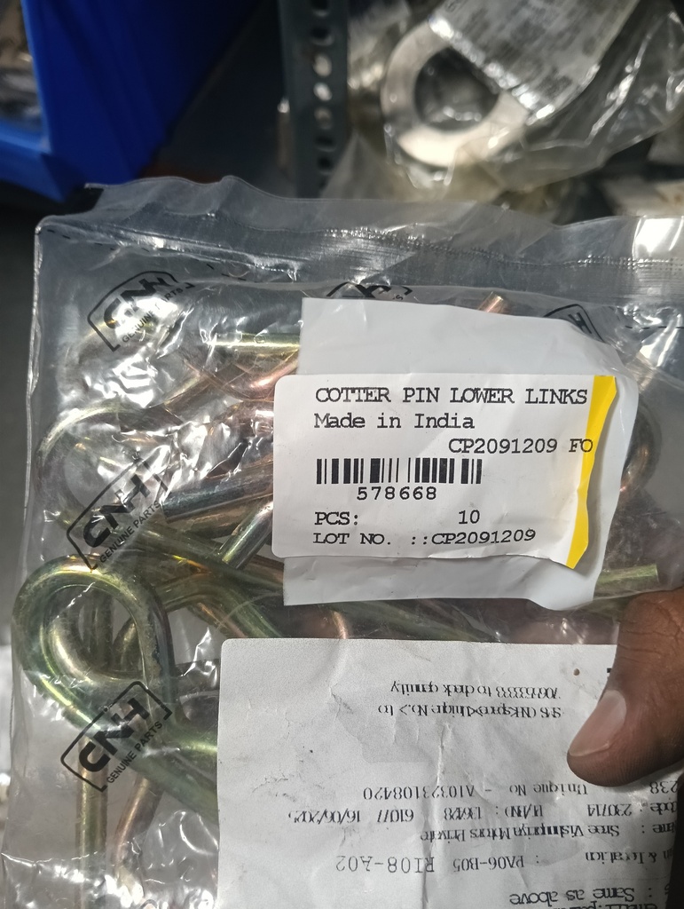 578668-COTTER PIN LOWER LINKS