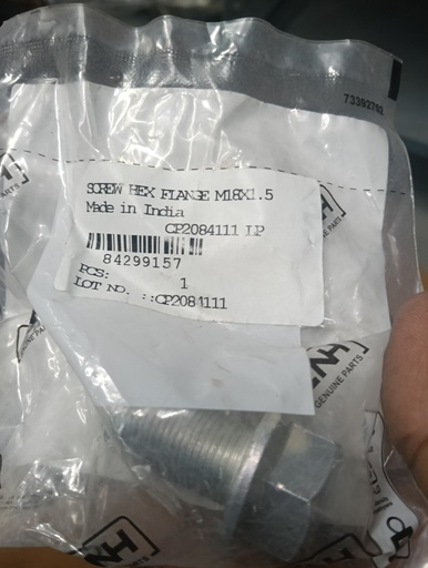 [84299157] 84299157-SCREW HEX FLANGE M18X1.5
