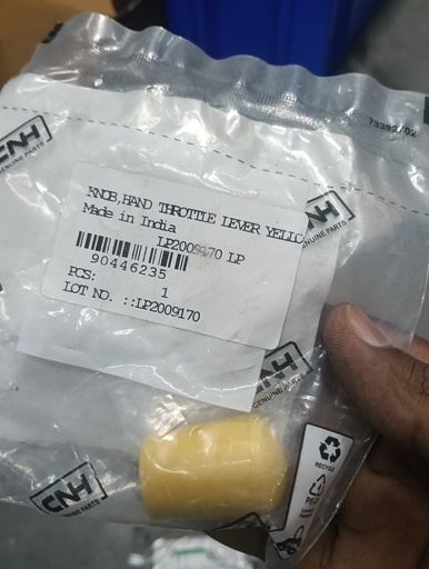 [90446235] 90446235-KNOB,HAND THROTTLE LEVER YELLO